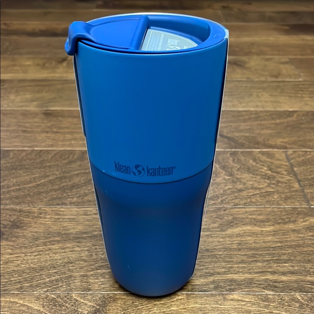 New, Klean Kanteen Blue Travel Mug